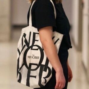 New Yorker Canvas Tote Bag